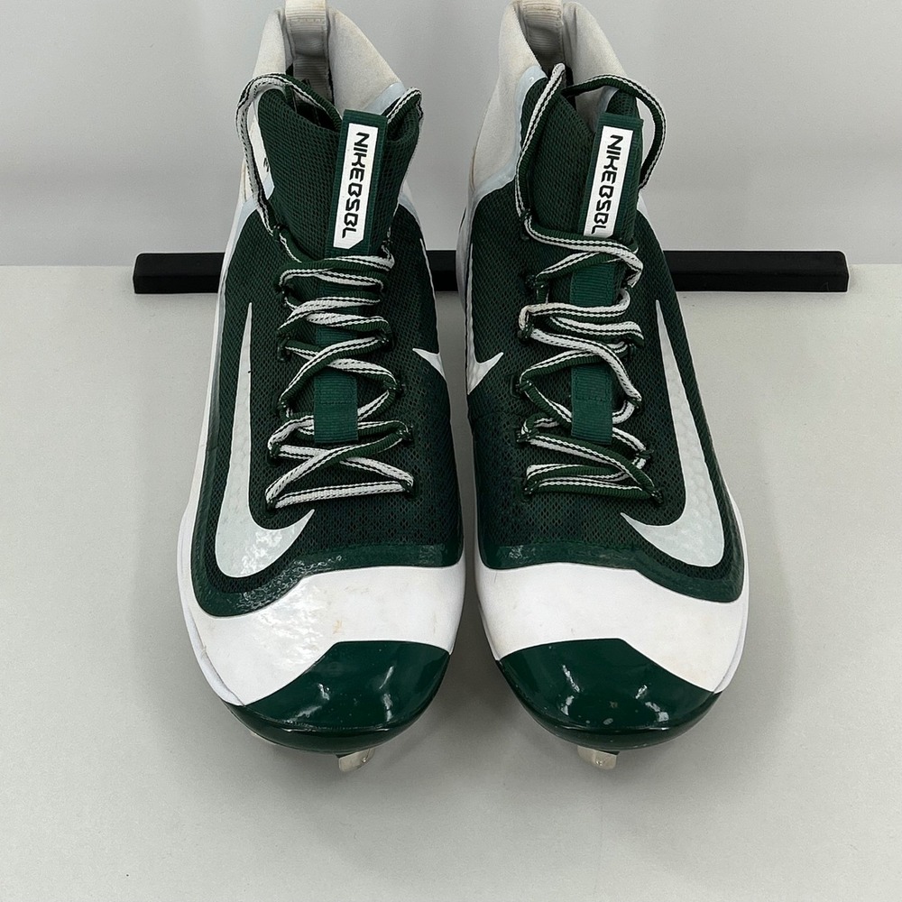 Nike Air Huarache 2KFilth Elite Mid Baseball Cleats Green White Men 12.5 - Picture 2 of 10